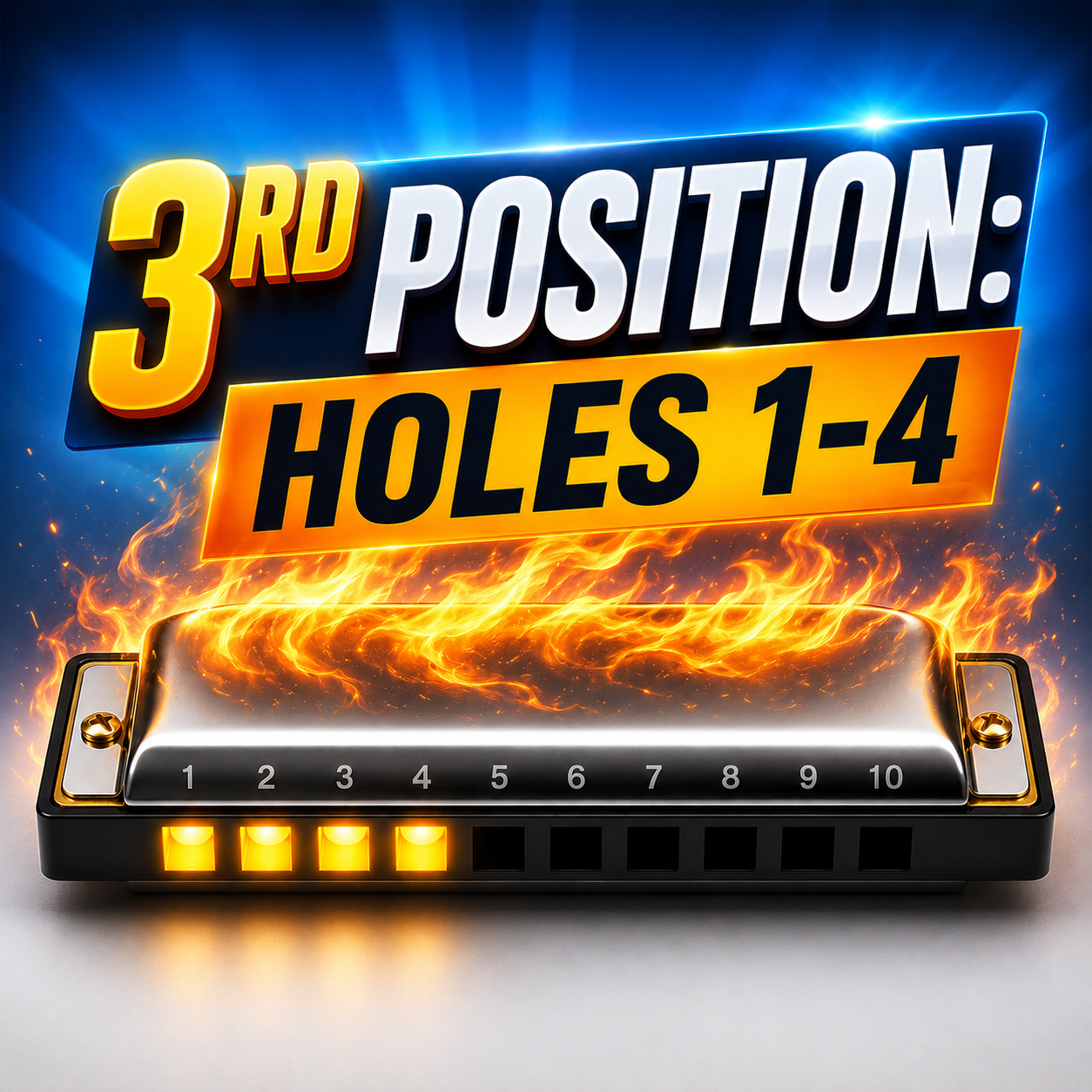 3rd position: Holes 1-4